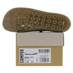 Camper Womens Peu Cami 20848 Leather Shoes Trainers - Black -Shoe Sales Shop 20848 017 Black SOLE Extra563477 2