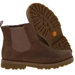 Timberland Womens Junior Courma Kid Chelsea Boots - Brown -Shoe Sales Shop 2HHR MDBrownFullGrain XTRA726457