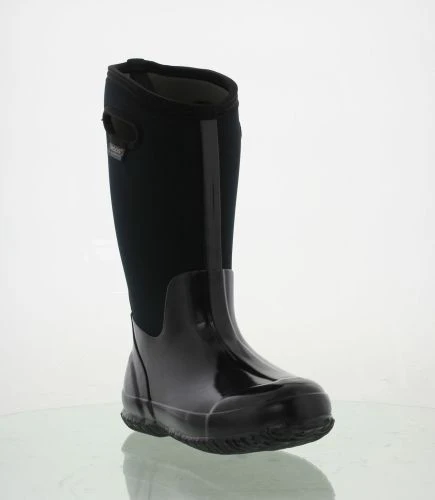 Bogs Womens Classic High Handles Neoprene Wellies - Black Smooth 8 Bogs Womens Classic High Handles Neoprene Wellies - Black Smooth - Image 6