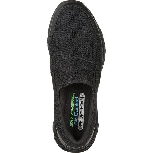 Skechers Mens Flex Advantage 4.0 Tuscan WIDE Shoes - Black 4 Skechers Mens Flex Advantage 4.0 Tuscan WIDE Shoes - Black - Image 2