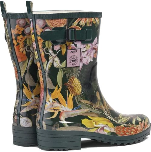 Aigle Womens Aigline Bottillon Wellington Boots - Kew Gardens 4 Aigle Womens Aigline Bottillon Wellington Boots - Kew Gardens - Image 2