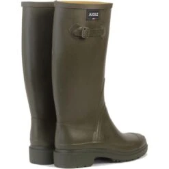 Aigle Mens Cessac Wellington Boots - Kaki -Shoe Sales Shop Aigle Cessac Kaki 3 7