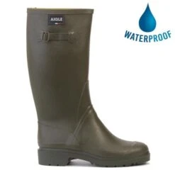 Shoe Sales Shop 27 Aigle Mens Cessac Wellington Boots - Kaki