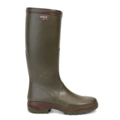 Aigle Parcours 2 Mens Womens Wellies Rain Boots - Khaki -Shoe Sales Shop Aigle Parcours KakiX 2 10