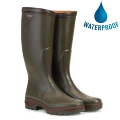 Shoe Sales Shop 41 Aigle Parcours 2 Mens Womens Wellies Rain Boots - Khaki