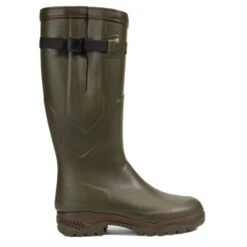Aigle Parcours 2 ISO Mens Womens Adjustable Neoprene Wellies Rain Boots - Khaki -Shoe Sales Shop Aigle Parcours2Iso KakiX 2 20