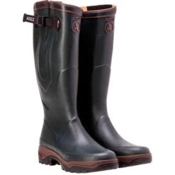 Aigle Parcours 2 Vario Adjustable Mens Womens Wellies Rain Boots - Bronze -Shoe Sales Shop Aigle Parcours2Vario Bronze 2 33
