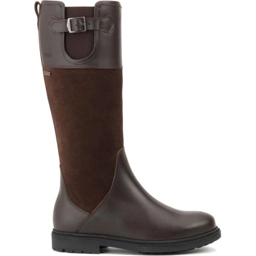 Aigle Womens Parfield Waterproof Country Yard Boots - Dark Brown 5 Aigle Womens Parfield Waterproof Country Yard Boots - Dark Brown - Image 3