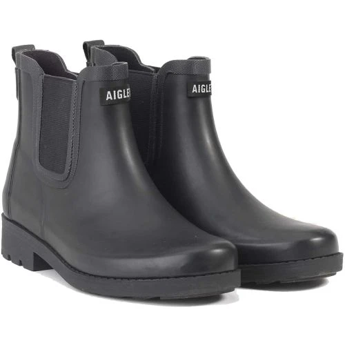 Aigle Womens Carville 2 Ankle Wellington Boots - Noir 4 Aigle Womens Carville 2 Ankle Wellington Boots - Noir - Image 2