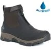 Muck Boots Mens Apex Zip Mid Wellies - Dark Brown -Shoe Sales Shop ApexMidZip DarkBrown MAIN816248