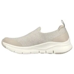 Skechers Womens Arch Fit Quick Start Trainers - Taupe -Shoe Sales Shop ArchFitQuickStart Taupe 4847301