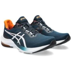 Asics Mens Gel Pulse 14 Running Shoes - Mako Blue White