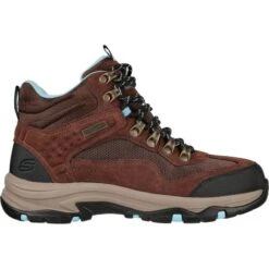 Skechers Womens Trego Base Camp Wide Fit Waterproof Walking Boots - Chocolate -Shoe Sales Shop BaseCampeWide Chocolate 6739856 1