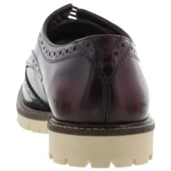 Base London Mens Raid Brogue Shoes - Hi Shine Bordo -Shoe Sales Shop BaseLondon Raid Bordo04 10