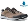 North Face Mens Cragstone Leather Waterproof Walking Shoes - Bipartisan Brown Meld Grey