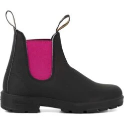 Blundstone Womens 2208 Chelsea Boots - Black Fuchsia