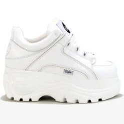 Buffalo Boots Womens 1339-14 Chunky Platform Trainers Shoes - White