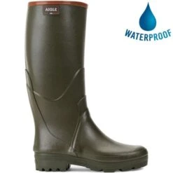 Shoe Sales Shop 29 Aigle Mens Chambord Pro 2 Wellington Boots - Kaki