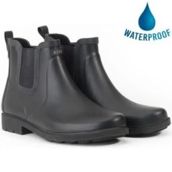 Shoe Sales Shop 25 Aigle Mens Carville Wellington Boots - Noir