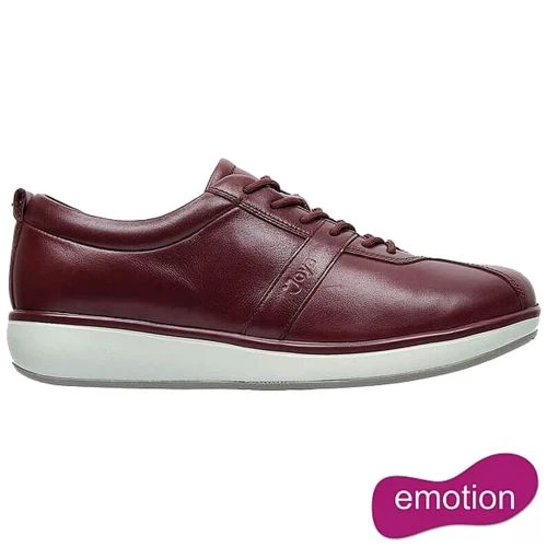 Joya Womens Emma Trainers - Dark Red 3 Joya Womens Emma Trainers - Dark Red