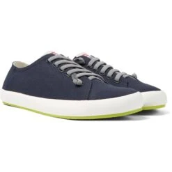 Camper Mens 18869-098 Peu Rambla Canvas Shoes - Navy