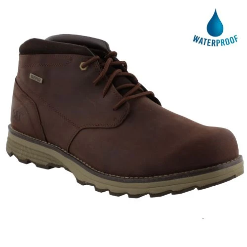 Caterpillar Mens Elude Waterproof Ankle Boots - Burnette 3 Caterpillar Mens Elude Waterproof Ankle Boots - Burnette