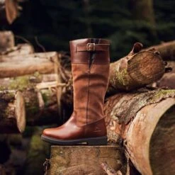 Chatham Womens Brooksby Waterproof Country Boot - Tan -Shoe Sales Shop Chatham Brooksby TanRT 5 17