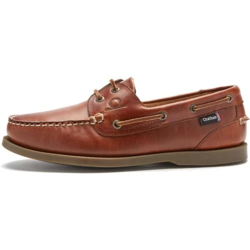 Chatham Mens Deck II G2 Leather Sailing Boat Deck Shoes - Chestnut 5 Chatham Mens Deck II G2 Leather Sailing Boat Deck Shoes - Chestnut - Image 3