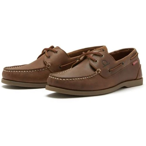 Chatham Mens Galley II Sailing Boat Deck Shoes - Dark Tan 4 Chatham Mens Galley II Sailing Boat Deck Shoes - Dark Tan - Image 2