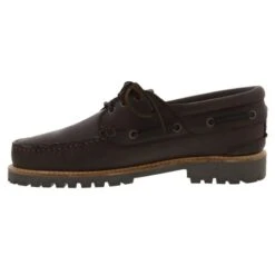 Chatham Mens Sperrin Leather Country Deck Boat Shoes - Dark Brown -Shoe Sales Shop Chatham Sperrin DarkBrown03 8