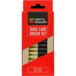 Cherry Blossom Shoe Care Twin Brush Set