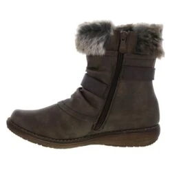 Cipriata Womens Isabella Winter Ankle Boots - Brown -Shoe Sales Shop Cipriata L5020B Brown03 6