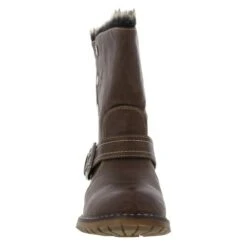 Cipriata Womens Andreana Biker Style Ankle Boots - Brown -Shoe Sales Shop Cipriata L830B Brown02 6