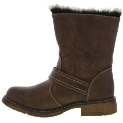 Cipriata Womens Andreana Biker Style Ankle Boots - Brown -Shoe Sales Shop Cipriata L830B Brown03 6