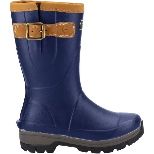Cotswold Womens Stratus Short Wellington Boots - Navy 6 Cotswold Womens Stratus Short Wellington Boots - Navy - Image 4