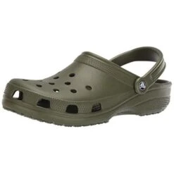 Crocs Mens Womens Classic Clog Vegan Work Shoes Sandals - Army Green -Shoe Sales Shop Crocs Classic ArmyGreen6 13