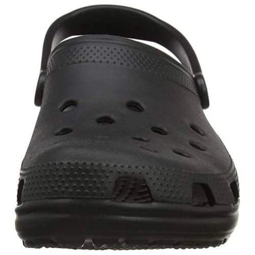 Crocs Mens Womens Classic Clog Vegan Work Shoes Sandals - Black 6 Crocs Mens Womens Classic Clog Vegan Work Shoes Sandals - Black - Image 4