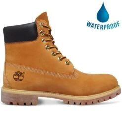 Timberland Mens 6 Inch Premium Yellow Classic Wide Waterproof Boots - 10061 - Wheat -Shoe Sales Shop DA0374 15