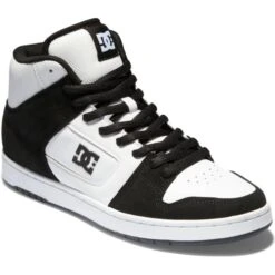DC Mens Manteca 4 Hi Skate Trainers - White Black