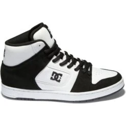 DC Mens Manteca 4 Hi Skate Trainers - White Black -Shoe Sales Shop DC Manteca4Hi WhiteBlack 3 12