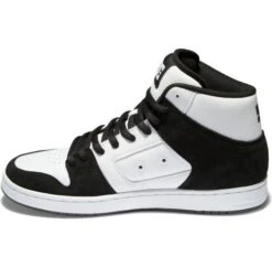 DC Mens Manteca 4 Hi Skate Trainers - White Black -Shoe Sales Shop DC Manteca4Hi WhiteBlack 4 12