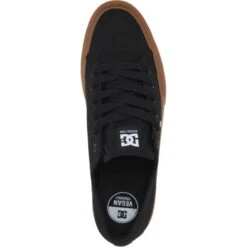 DC Mens Manual Canvas Skate Shoes - Black Gum -Shoe Sales Shop DC Manual BlackGum 6 22