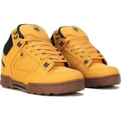 DVS Mens Militia Boot Water Resistant Shoes - Yellow Black Nubuck -Shoe Sales Shop DVS MilitiaBoot ChamoisBlackk 2 9