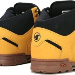 DVS Mens Militia Boot Water Resistant Shoes - Yellow Black Nubuck -Shoe Sales Shop DVS MilitiaBoot ChamoisBlackk 7 9