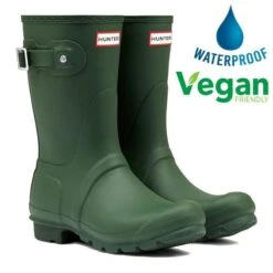 Hunter Womens Original Short Wellies - Hunter Green