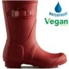 Hunter Womens Original Short Wellies - Military Red -Shoe Sales Shop EA1375 L2