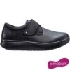 Joya Womens Relax II Velcro Leather Shoes - Black -Shoe Sales Shop ES2504 1 2