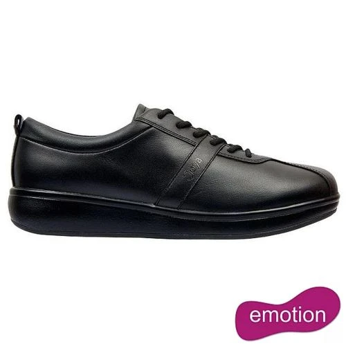 Joya Womens Emma Emotion Leather Lace Up Shoes - Black 3 Joya Womens Emma Emotion Leather Lace Up Shoes - Black