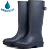 Fitflop Womens Wonderwelly Tall Wellington Boots - Midnight Navy 2 Fitflop Womens Wonderwelly Tall Wellington Boots - Midnight Navy -Shoe Sales Shop ES2988 L2X