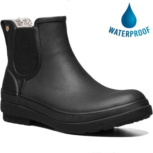 Bogs Womens Amanda II Chelsea Boots - Black 3 Bogs Womens Amanda II Chelsea Boots - Black